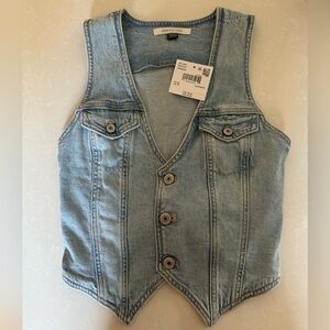 Womens denim vest